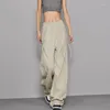 Women's Pants K Studio Summer Banana Sports Lantern Sweatpants Casual golvlängd bred ben