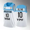 WK 2023 Argentinië 7 Facundo basketbalshirts 8 Nicolas Laprovittola Campazzo 5 Manu Ginobili 4 Luis Scola 29 Patricio Garino