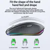Mice Bluetooth Wireless Mouse USB Computer Silent Ergonomic 2400 DPI Optical Mause Gamer Noiseless For PC Laptop 230804