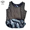 Personalizzato allenamento estivo sauna sudore fibra di latte shapewear perdita di peso top gilet da donna per body shaper