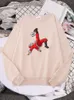 Kvinnors hoodies Santa Soccer Shirt Bicycle Kick Claus Funny Xmas Sport Gifts Womne Hoody Noel Gift Trend Pocket Pullover Street Sweatshirt