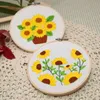 Chinese Style Products Embroidery for Beginner with Hoop Needlework Flower Cross Stitch DIY Sewing Craft Handicraft Home Decor Wholesale R230804