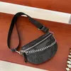 Kvällspåsar Kvinnor Fanny Pack Diamond Midjebältespåse Luxur Designer Axel för modehandväskekedjan Chest Crossbody 230803