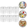 Storage Bottles Glass Jam Party Sample Baby Jars Jar Salt Pcs Container Preserve 6 Vials Favor Small