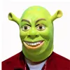 Adulto Engraçado Verde Máscara Shrek Garras Filme Anime Cosplay Festa Masquerade Adereço Fantasia Máscara de Halloween Rosto Completo GC2229