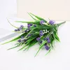 Decoratieve Bloemen Kunstzijde Bloem Groen Blad Campanula Bruiloft Thuis Feestdecoratie 1st