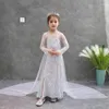 Abiti da ragazza Costume cosplay di Halloween per abiti natalizi per bambini con paillettes in pizzo principessa tunica abiti per bambini