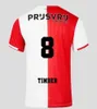 23 24 Feyenoords KOKCU Voetbalshirts uit Gimenez Danilo 2023 4TH Home TRAUNER heren kindertenue HARTMAN GIMENEZ PAIXAO TAABOUNI TIMBER ROOD voetbalshirt