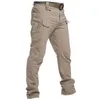 Pantalons pour hommes City Military Tactical Men Pantalons de combat spéciaux Multi-poches Imperméables Résistant à l'usure Combinaisons d'entraînement décontractées 230804