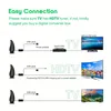 1pc Indoor Outdoor Digital TV Antenna, Signal Booster Amplifier, Range Up To 380+ Miles, Support 8K 4K Full HD Smart And Old TV, With 196.85inchCable