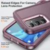 Defender Phone Cases for Motorola Moto G Play 2023 Stylus Power 5G Pure Edge+ Edge 30 Pro 3 in 1 Full Protection Rugged Armor Shockproof Anti-falling Cover Mint