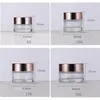 Hot Sale Clear Glass Cream Bottle 5G 10G 15G 20G 30G 50G TOMT KOSMETISK GLASSBARRESERINGAR PÅ PROMOTION JL1788