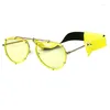Sunglasses Women's 2023 Brand Unique Design Pilot Sun Glasses Trendy Style Woman Eyeglass UV400 Fashion Summer Accessories