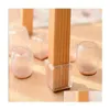 Housses de chaise Table Ers Leg Caps Assorties Round Square Rec Sile Floor Protector Furniture Feets Er Drop Delivery Home Garden Textiles S Dh4Dg