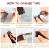 Scarves Alileader 5 Sheets 60Pcs Hair Tape Adhesive Glue Extension Double Side Waterproof For Lace Wig Tools