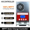 12V 24V 36V 48V MPPT 태양 전하 컨트롤러 60A 180 VDC LCD 디스플레이 LIFEPO4 리튬 리튬 납산 젤을위한 태양 전지판