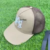 2022 mannen en vrouwen passeren broers baseball cap hoed borduren dier zwarte zonnehoed mesh trucker hoeden