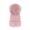 Beanies monclair hat Designer Winter Knitted Women Mens Woolen Hats Warm fur pom Beanies Hats Female Bonnet Caps A22N#