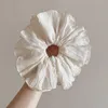 New Elegant Retro Wrinkle Chiffon Scrunchies Women Girl Sweet Temperament Fashion Exaggerated Hair Band Hair Accessory Headwear