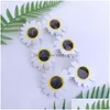 Other Event Party Supplies Creative Sunflower Eyeglasses Cosplay Glasses Funny For Hawaii Dancing Festival Decoration Products Girls Dhe7B