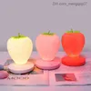 Lampen Shades Nachtverlichting Touch Dimbare LED Licht Siliconen Aardbei Nachtlampje USB Bedlampje Voor Baby Slaapkamer Decoratie Z230809