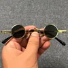Sunglasses Small Chic Fashion Vintage Round Metal Circle Hippie Sun Glasses For Taking Po Dating Party