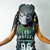 Maski imprezowe film Alien vs Predator Cosplay Mask Halloween Costume Akcesoria Props Latex