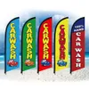 Banner Flags Car Wash Flag Only Swooper Without Pole Beach Flag Custom Outdoor Sport Club Advertising Decoration Banner Auto 230804