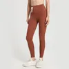 Calças Active Calças femininas Hip Up Ioga Fitness Leggings macias de náilon esportivas com bolsos Meias-calças atléticas Cintura alta Corrida na academia