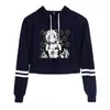 Men's Hoodies Aki Rosentha Merch 2D Print Umbilical Hooded Sweater Women Sexy K-pops Harajuku