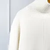 Maglioni da donna Light Luxury Ladies Nicchia Design Fashion Maglione dolcevita in lana di alta qualità