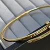 thin nail bangle terling ier hollow tube made of gold plated opening method i conitent with the official product Women bracelet Counter quality no