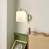 Applique Murale Vert Matcha Moderne Minimaliste Chambre Chevet Salon El Escalier Creative Study LED