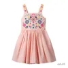 Meisjesjurken Little Maven 2023 Baby Meisjes Casual Kleding Mooie kinderzomerjurk voor peuter-babykinderen tot jaren