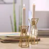 Candle Holders 1PC Romantic Dinner Table Decoration Candlestick European Single Head Hollow Metal Holder High Quality Creative