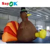 Outdoor inflatable Thanksgiving decorative inflatable turkey with blower (1 piece 13.12 feet)