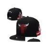 Bonés de bola Atacado Fashion Basketball Snapback Baseball Snapbacks All Team Snap Back Hats Womens Mens Flat Hip Hop Sports Headwear Dhqfc