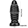 Giocattoli anali Super Long Black Butt Plug Dildo Ano Masturbatore Dilatatore Massaggio prostatico Sesso adulto Per donna macchina del sesso 230804