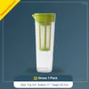 Water Bottles 1100ml Bottle Fruit Infuser With Filter Rotate Lid Juice Sport Hiking Camping Kitchen Accessories