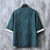 T-shirts pour hommes Style chinois été Tang costume haut T-shirt à manches courtes vêtements Zen anciens bouddhistes laïcs