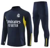 22 23 24 Real Madrid maglia da uomo tuta da calcio per bambini kit 2023 2024 Barcellona maglia da calcio da uomo tuta da allenamento tuta giacca chandal futbol survêtement foot