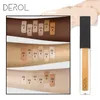 DEROL Waterproof Eyes Face Concealer Liquid Cover Dark Circles Acne Natural Make Up Effect Base Foundation Cream Cosmetics