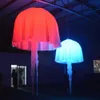 Sayok 1 m/1,5 m/2 m inflável pendurado brilho de água-viva com decorações penduradas e secador de cabelo usado para atividades de festa em bar familiar