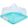 Gift Wrap Portable Cake Box Mini Containers Storage Holder Birthday Handle Clear Carrier Plastic Bride