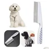 Dog Flea Tick Remedies High Quality Comb Stainless Steel Teeth Hair Brush Grooming For Dogs Cat Removed Combs Pet Supplies Drop De Dhdc1