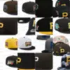 17 couleurs hommes baseball snapback chapeaux fleurs classiques noir jaune hip hop "sport lettre or P maille casquettes réglables Chapeau World" série