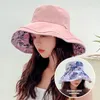Wide Brim Hats Breathable Bucket Hat Camping Lightweight Reversible Women's Sun Foldable Uv Protection Ideal For