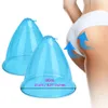 2pcs 18cm 21cm Masseur bleu tasses de fesse agrandissement de la poitrine