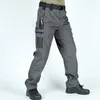 Pantalon homme multi-poches décontracté militaire tactique Cargo pantalon extérieur randonnée pantalon résistant à l'usure formation salopette hommes