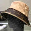 Luksusowy projektant Bucket Hat Men Dżins Projektanci czapki dżinsy v czapki damskie czapka na zewnątrz dopasowany fedora odwracalny kapelusz casquette sunbonnet